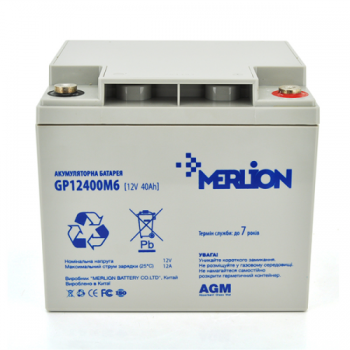 MERLION GP12400M6 40Ah 12V AGM