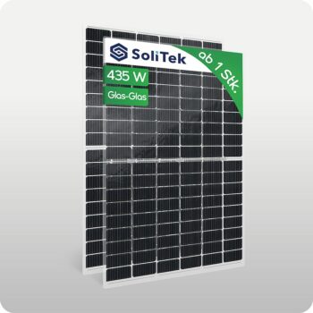 8810 SoliTek SOLID Bifacial 435W Rahmenlos Glas Glas